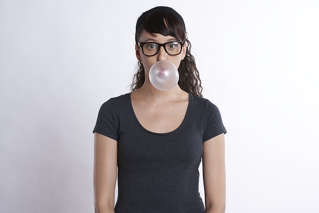 bublina ze žvýkačky